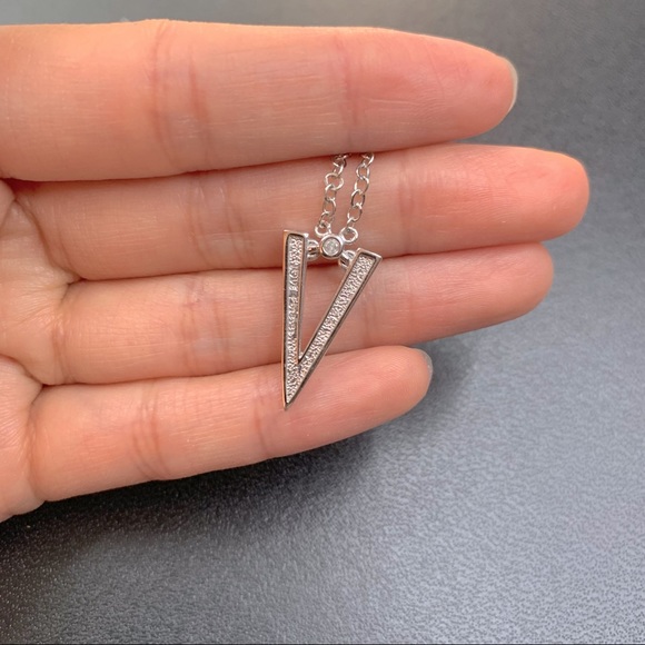 V Love Forever Necklace - Picture 2 of 5